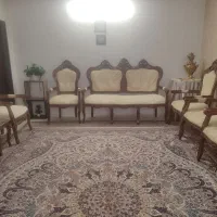سرویس مبل استیل به همراه ۶عدد صندلی میز ناهار خوری