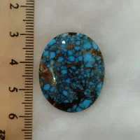 فیروزه نیشابور طبیعی عنکبوتی|جواهرات|قم, زنبیل آباد|دیوار