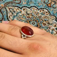 عقیق یمنی خوش آب و رنگ نخبه