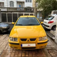 سمند تاکسی دوگانه شرکتی با خط