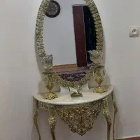 آینهوشمعدانبرنزی