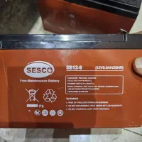 ۸ عدد باطری اسنفاده شده ۱۲ ولت ۹ آمپر