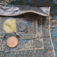 جانمازترمه سه تیکه قدیمی نو