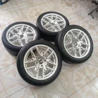 رینگ اسپرت bbs فورزا  با لاستیک 195.50.16|قطعات یدکی و لوازم جانبی|تبریز, |دیوار