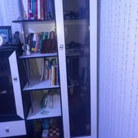 کتابخانه|کتابخانه، شلف، قفسه‌های دیواری|نسیم‌شهر, |دیوار