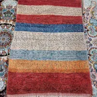 قالیچه پشمی دستباف طرح مدرن راه راه|فرش|شیراز, بریجستون|دیوار