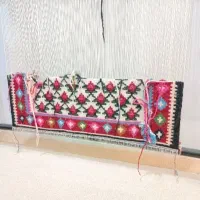 دار آماده با گلیم نیمه بافته