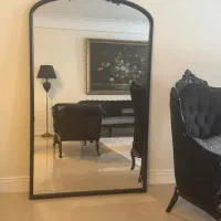 اینه قدی. چوب راش. ۱۱۰ در ۱۹۰. رنگ مشکی.