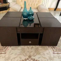 مبل ۷ نفره با میزوسط و ۴ عدد عسلی و میز غذاخوری|مبلمان خانگی و میز عسلی|قائمشهر, |دیوار