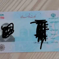 کارت ملی نام اصغر آبدام