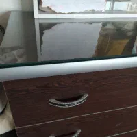 دراور ۵ کشو کاملا سالم همراه با شیشه ده میل روش|جاکفشی، کمد، دراور|تهران, آبشار تهران (دریاچه)|دیوار