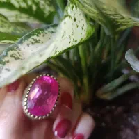 باسلام فروش انگشترتوپازصورتی|جواهرات|اهواز, آسیاباد|دیوار