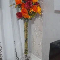 دسته گل و با گلدان