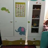 سرویس خواب و کمد و ویترین کودک و نوجوان|تخت و سرویس خواب|پرند, فاز ۶|دیوار