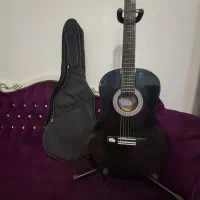 گیتاروالنسیا باپایه وکیف ودفترچه ترانه های افتاب|گیتار، بیس، امپلیفایر|تبریز, |دیوار