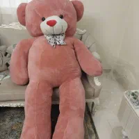 عروسک خرس صورتی