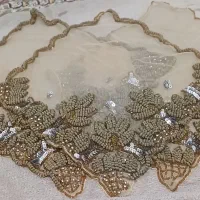 رومیزی سنگدوزی شده|پرده، رانر، رومیزی|دورود, |دیوار