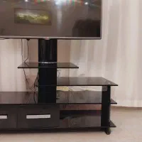 میز تلویزیون شیشه ایی خارجی