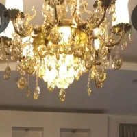 لوستر برنجی در حد نو ۲عدد