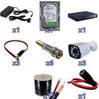 پکیج دوربین مداربسته 2 مگاپیکسل/1078|دوربین مداربسته|شیراز, میانرود|دیوار