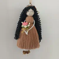 عروسک مکرومه ای ناز