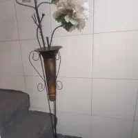 گلدان باگل های مصنوعی وگلدان فرفرژه|گل مصنوعی|تهران, مسعودیه|دیوار