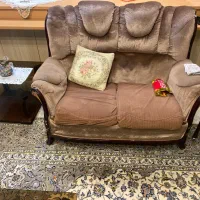 مبلمان ۷ نفره به همراه جلو‌مبلی و میز عسلی|مبلمان خانگی و میز عسلی|تهران, تهرانپارس غربی|دیوار