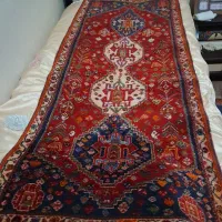 قالیچه باریکه دست بافت محلی یک ونیم متری