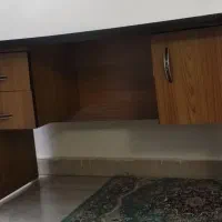 میز اداری، ام دی اف،دارای دو کشو قفل دار