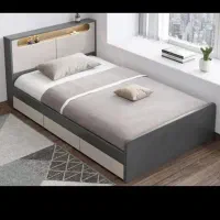 تخت خواب یکنفره ام دی اف