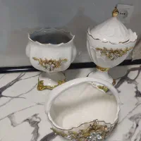 سه عدد دکوری در حد نو|ظروف سرو و پذیرایی|تهران, استخر|دیوار