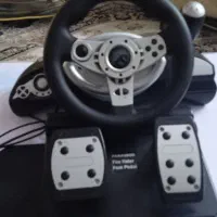 ps2 با دو دسته و فرمان و پدال