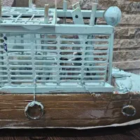 لنج چوبی دکوری 80 سانتی منر|صنایع دستی و سایر لوازم تزئینی|بندر کنگان, |دیوار