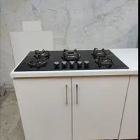 گازکابینتی طرح فر صفحه ای رومیزی شیشه و استیل|اجاق گاز و لوازم برقی پخت‌وپز|مشهد, هنرور|دیوار