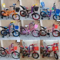 دوچرخه های کمک دار در سایز های 12.16.20 سالم و نو