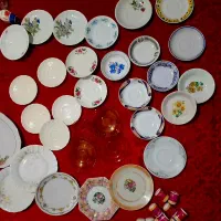 ظروف قدیمی فنجون نعلبکی فرانسوی مناسب یلدا حراج