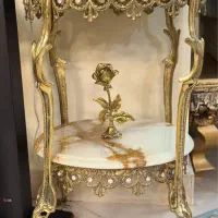 میزتلفن سنگ مرمربرنجی