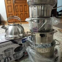 سرویس قابلمه استیل|ظروف پختوپز|نکا, |دیوار