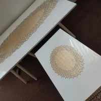میز جلو مبلی و 4عدد میز عسلی همراه با روکش|مبلمان خانگی و میز عسلی|فولادشهر, باغشاد|دیوار