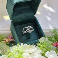 انگشتر نقره امرالدکات جواهری تاج دار مارکیز کد0497|بدلیجات|تبریز, |دیوار