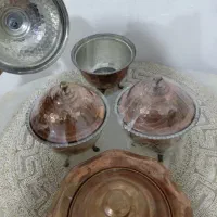 ۴ عدد قندان مس