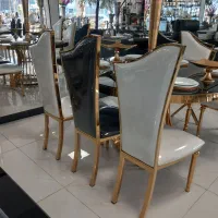 صندلی مدل چم /تالار رستوران فلز ابکاری سیلور رنگ|عمده‌فروشی|مهران (ایلام), |دیوار