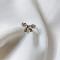 انگشتر پاپیونی نقره ای|بدلیجات|ساری, |دیوار