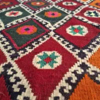 گلیم دست بافت|گلیم، جاجیم، گبه|کازرون, |دیوار