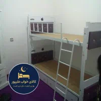 تخت خواب فلزی دوطبقه کد ۰۲|تخت و سرویس خواب|مشهد, طلاب|دیوار