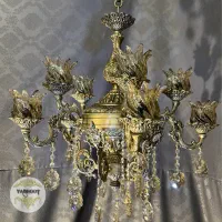 لوستر ۵شاخه ۱۰شعله تولیدی