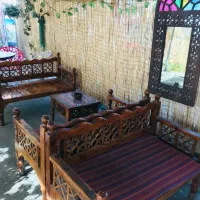 تخت چوبی ۹ نفره جهت کافه رستوران|مبلمان خانگی و میز عسلی|تهران, آسمان|دیوار