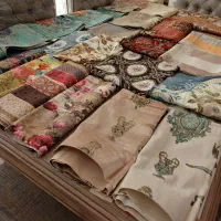 خرجیکار و پارچه ترک اصل عمده (تعطیلی مزون)