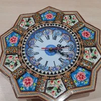 ساعت خاتم کاری و مینا کاری|ساعت دیواری و تزئینی|اصفهان, رکن الدوله شرقی|دیوار
