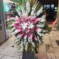 تاج گل ترحیم وتبریک کرایه وفروش ارسال رایگان برگشت|گل و گیاه طبیعی|مشهد, امیر|دیوار